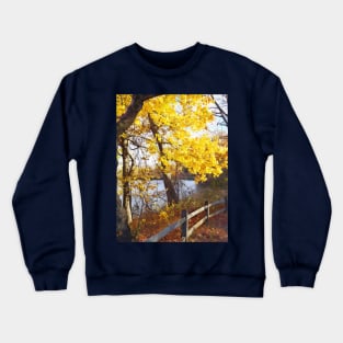 Autumn Path in the Park Crewneck Sweatshirt